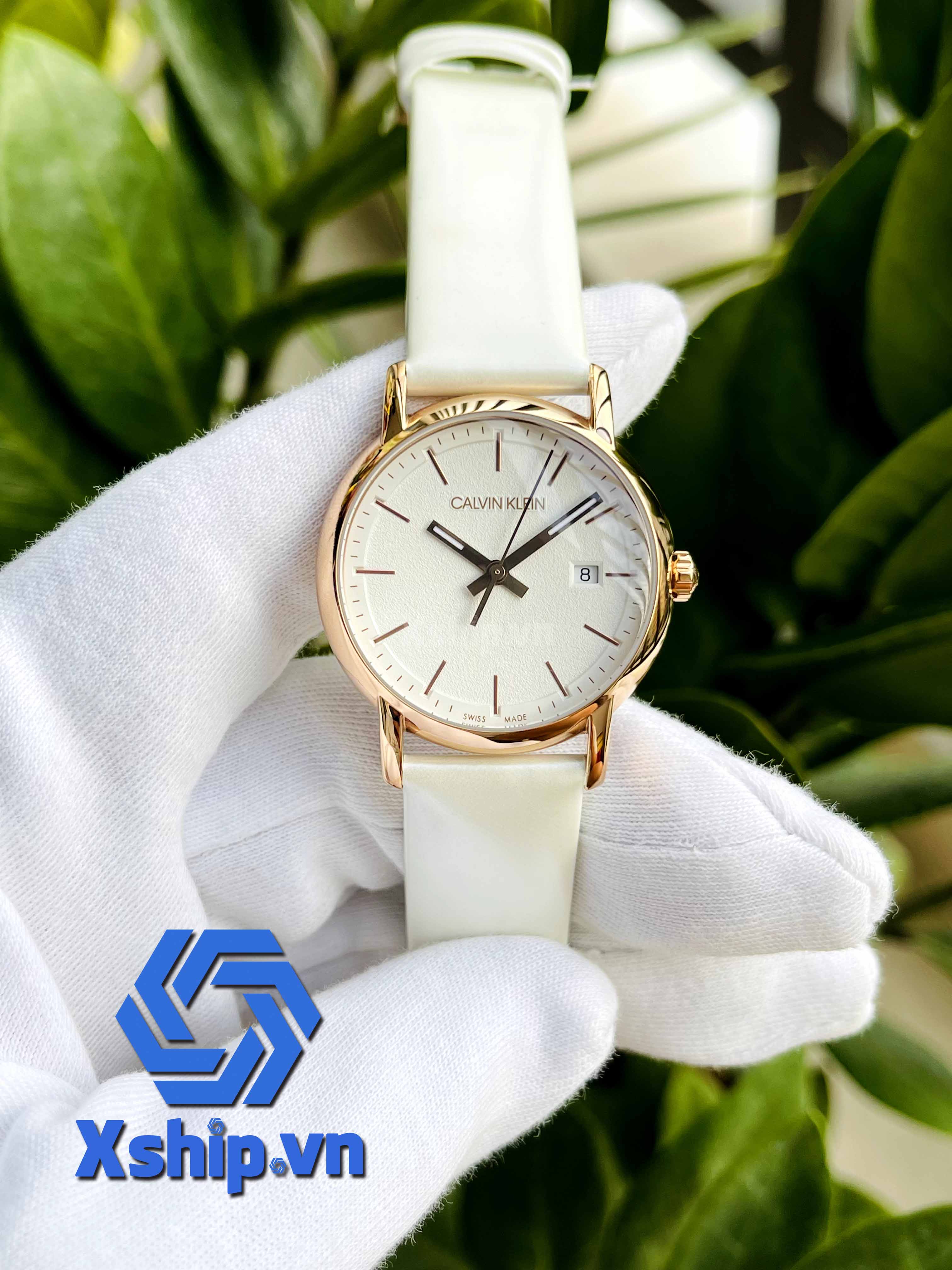 Calvin Klein Established Quartz Silver Dial Ladies Watch K9H236L6